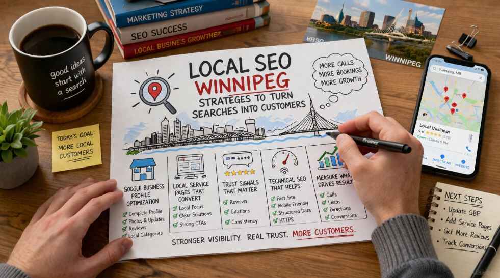 Local SEO Winnipeg: 7 Strategies to Turn Searches into Customers 
