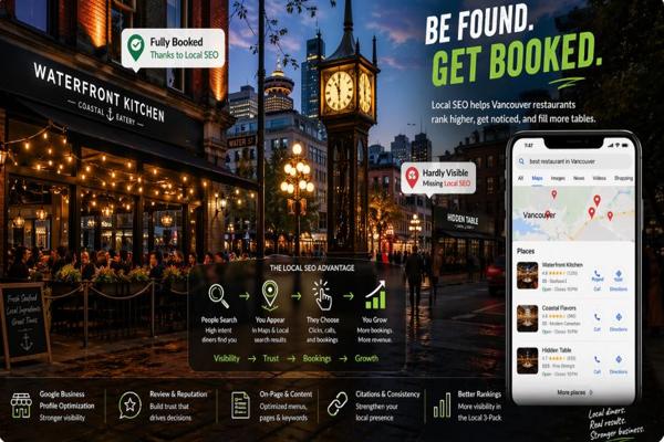 Restaurant SEO in Vancouver: How to Get More Visibility and Bookings